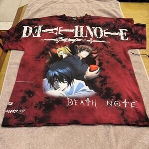 NWT Civil Regime x Death Note American Classic Oversized Lava Wash Tee Large